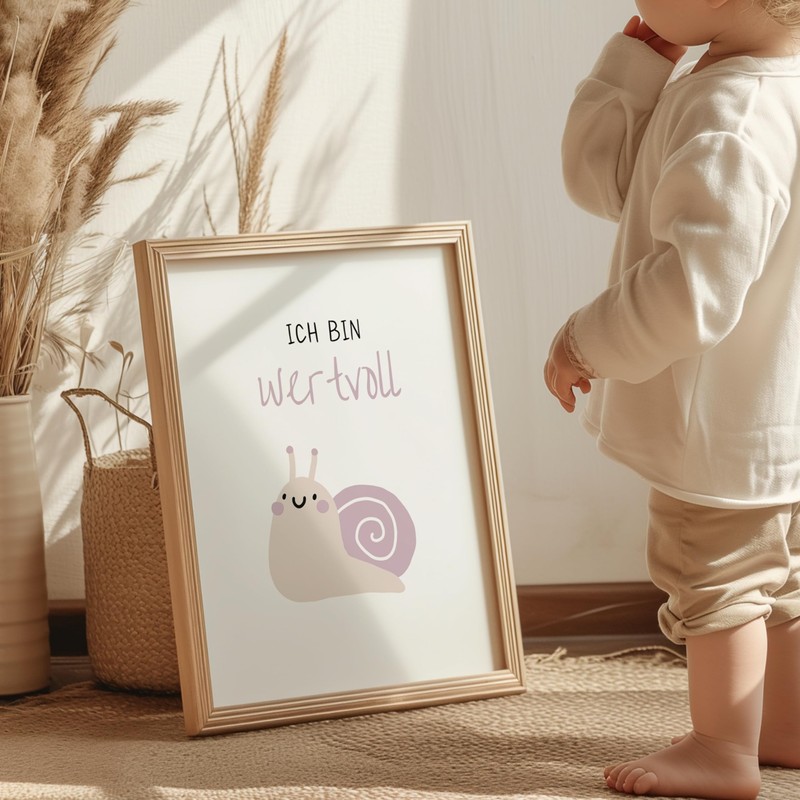 Mutzauber® Poster Affirmation Poster A4 A3 Children's Room Boys Girls