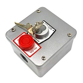 MMTC 1KXS-BC Nema 4 Exterior Tamperproof Open-Close Best Cylinder Or Equivalent Key Switch With Stop Button Surface Mount