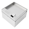 1Recessed Floor Electrical Outlet Kit,Waterproof Electrical Outlet Covcer Box with