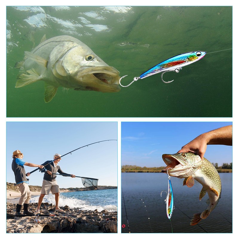 Meeresangeln Angelköder Long Cast Fisch kunstköder Raubfisch Köder Bionischer Fischköder