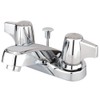 Kingston Brass KB160 Vista Twin Canopy Handles 4-Inch Centerset Lavatory