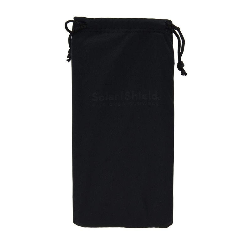 Dioptics Solar Shield Manchester Fits Over Sunglasses Polarized Rectangular, Black,