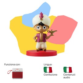 FABA Aladino Sound Figure - Sound Stories - Toy, Educational Content, Italian Version, Children from 4 Years