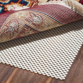 BAGAIL BASICS Non Slip Rug Pad Gripper 9 x 12 Feet Extra Thick Carpet Pads for Area Rugs and Hardwood Floors, Keep Your Rugs Safe and in Place