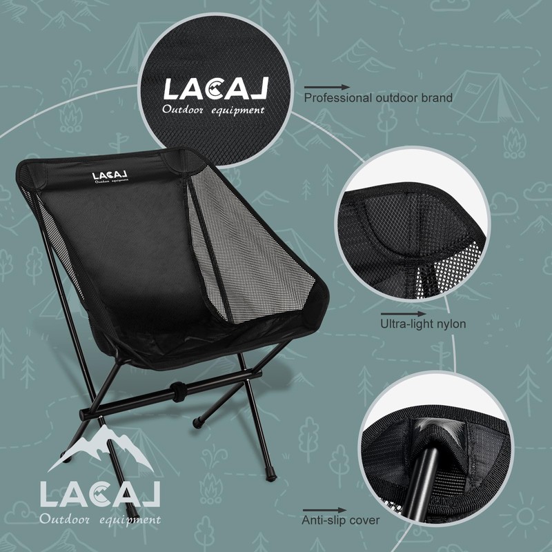 G2 GO2GETHER Ultra-Light Folding Camping Chair, All-Aluminum Frame, Surper Breathable