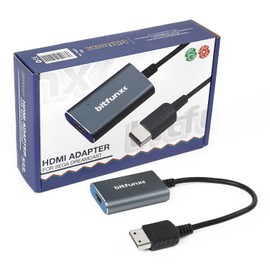 BITFUNX Sega Dreamcast HDMI Adapter - Supports Full Digital HDMI-Compatible Adapter, Plug & Play Video Game Adapter with No Lag, HDMI Converter Adapter for SEGA Dreamcast All Version Console