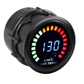 ETOPARS Car Engine Vehicle 2 Inch 52 mm Smoke Len Digital Exhaust Gas Temperature Display Gauge Meter Instrument EGT 20 Light Indicator Racing Gauge