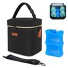 Mancro Breastmilk Cooler Bag Travel, Fits 4 Baby Bottles Up