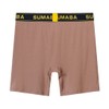 SUMABA Mens Underwear Moisture Wicking Long Leg Bamboo Viscose Boxer