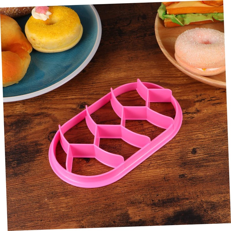 KICHOUSE 2Pcs Bread Press Mold Plastic Pastry Cutters for Baking