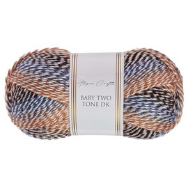 Utopia Crafts DK Baby Two Tone Double Knitting Yarn 100g (Sunset Horizon)