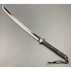 Otakumod Musha Tactical Samurai Sword with 1045 Carbon Steel Full Tang Blade Katana/Wakizashi. for Beginnier Collections, Gift, Straw Mat Cutting Practice