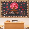 66Pcs Black History Month Bulletin Board Decorations Heart African American
