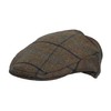 WALKER AND HAWKES - Abraham Moon Tweed Alfred Flat Cap