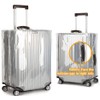 GigabitBest Luggage Protector Covers Thickened suitcase protective cover Clear PVC