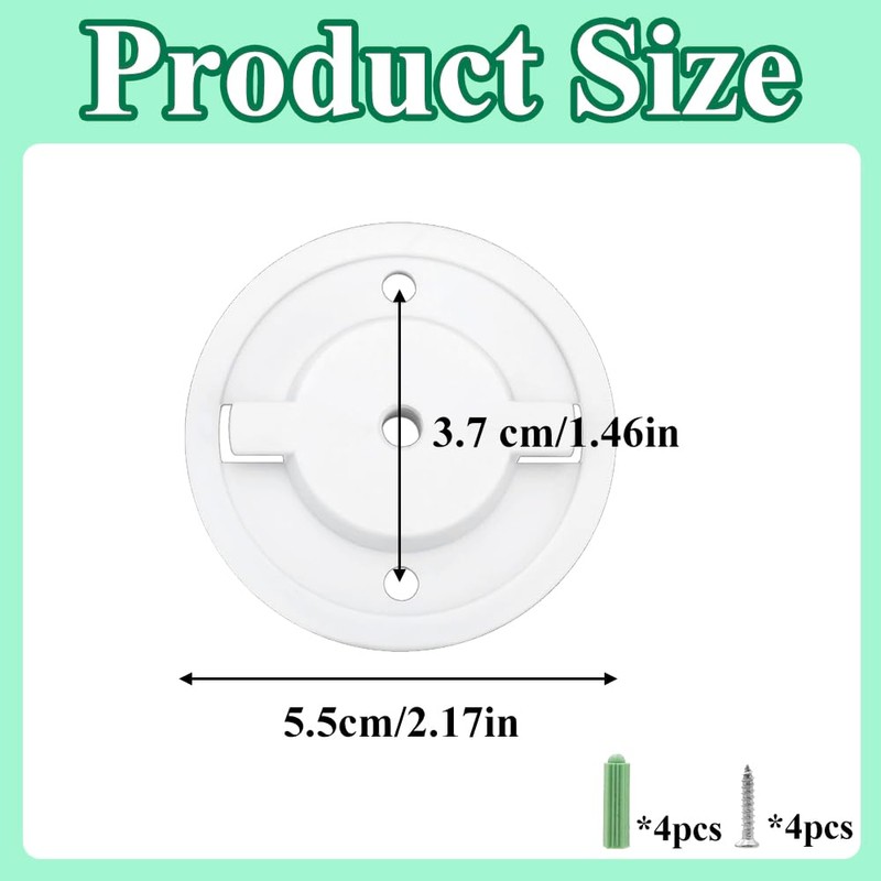 2 Set Smart Camera Wall Mounting Base Security Mounting Base