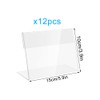 Doafoce Pack of 12 Acrylic Label Holders A6 Label Holders