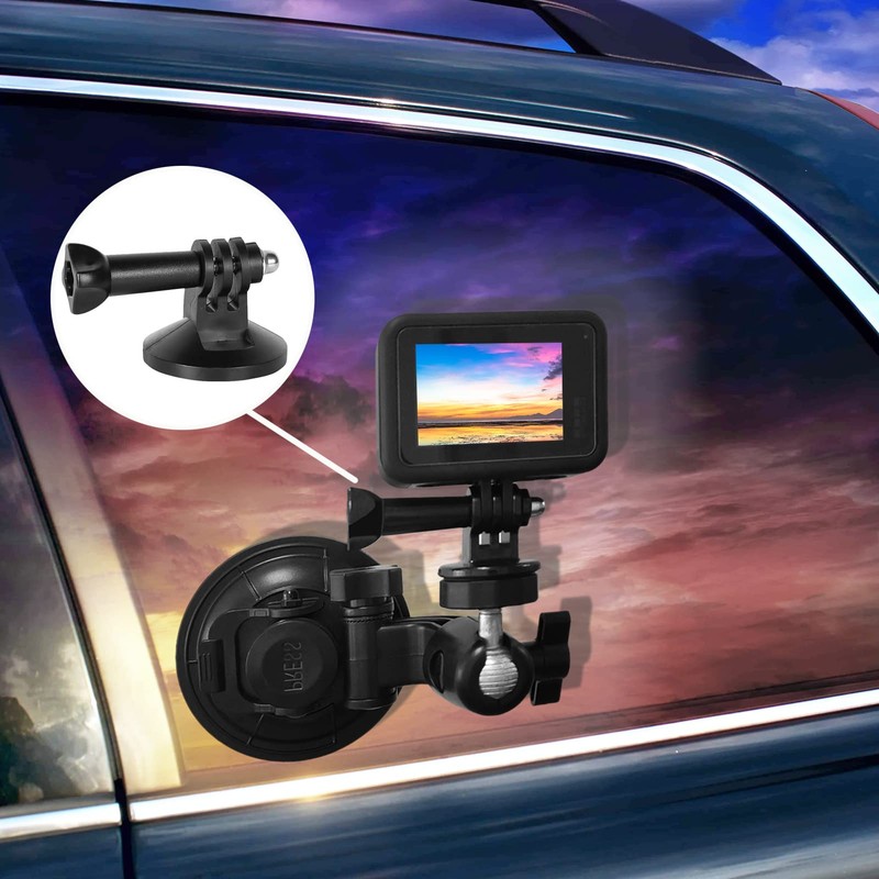 WiTi Suction Cup Mount Compatible with GoPro and DJI Osmo