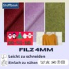 StoffBook D217 Premium Felt Fabric 4 mm Elegant Look Like