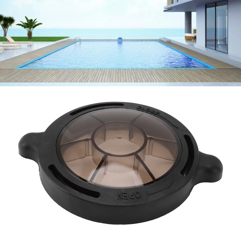 Pool Pump Lid PVC Durable Transparent Sealed Pool Pump Basket