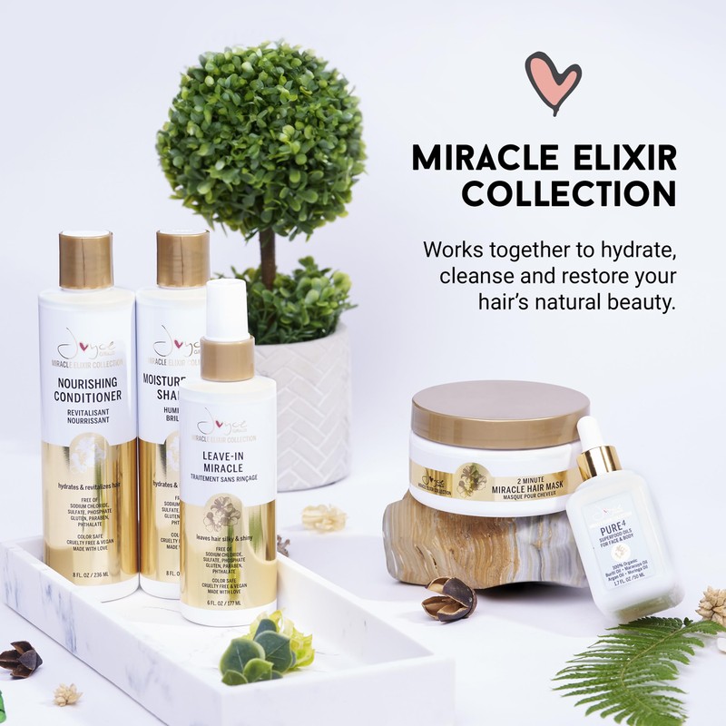 Joyce Giraud Leave-In Miracle Treatment with Pure4 Oils, 6 Oz,