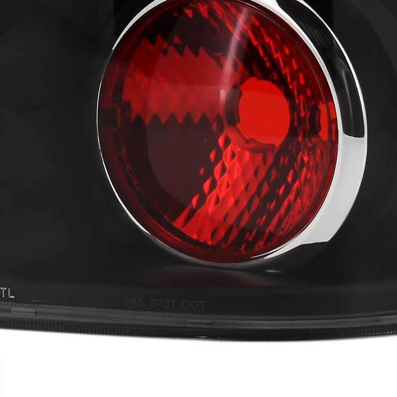 Spec-D Tuning Tail Lights Black Compatible with 2004-2009 Hyundai Tucson,