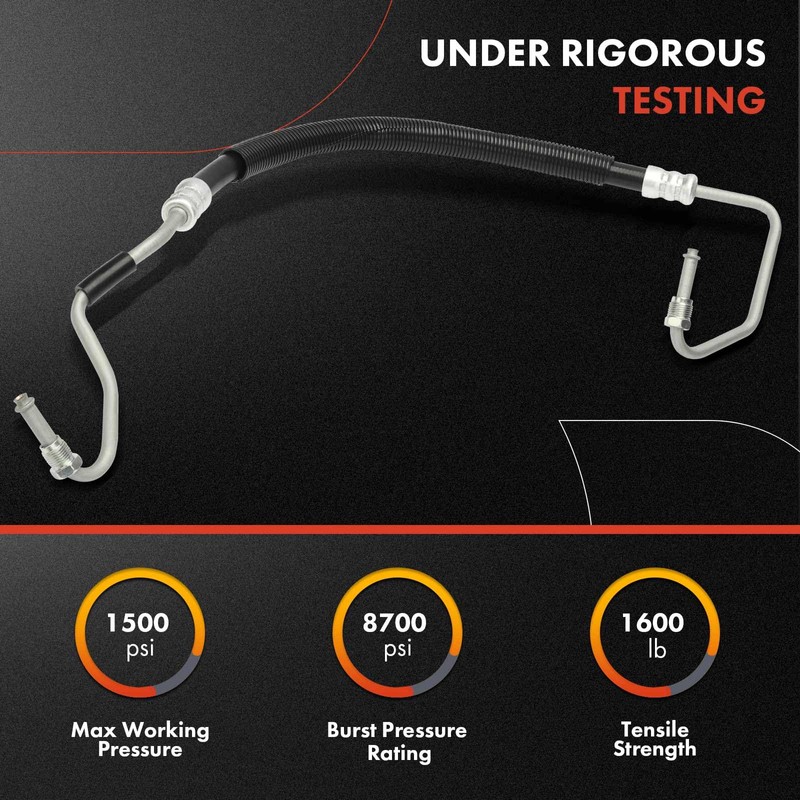 A-Premium Power Steering Pressure Hose Line Assembly Compatible with Ram