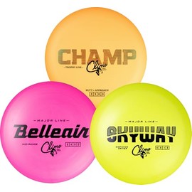 Climo Disc Golf 3-Pack – Max Weight Champ, Belleair & Skyway – Trophy & Major Line Plastics - Ken Climo 12X World Champion