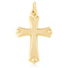 JULIETTE COLLECTION 14K Yellow Gold Solid St Thomas Cross Religious