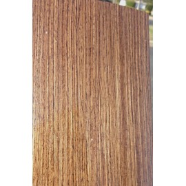 Wenge African composite wood veneer 11"-12" x 48" with wood backer 1/25th" thick