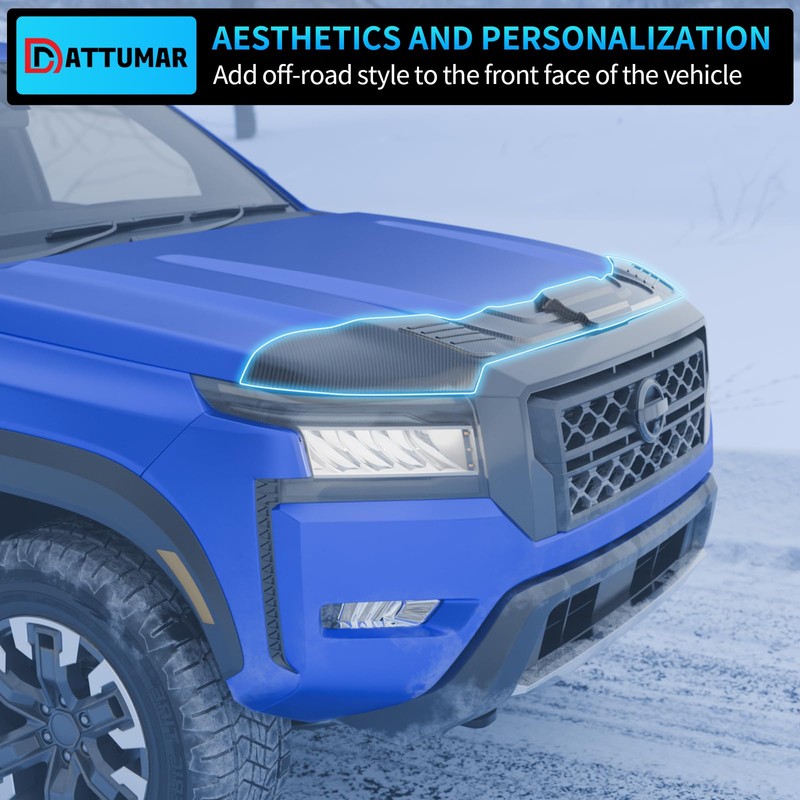 Dattumar Hood Protector Compatible with 2022-2025 2026 Nissan Frontier Hood