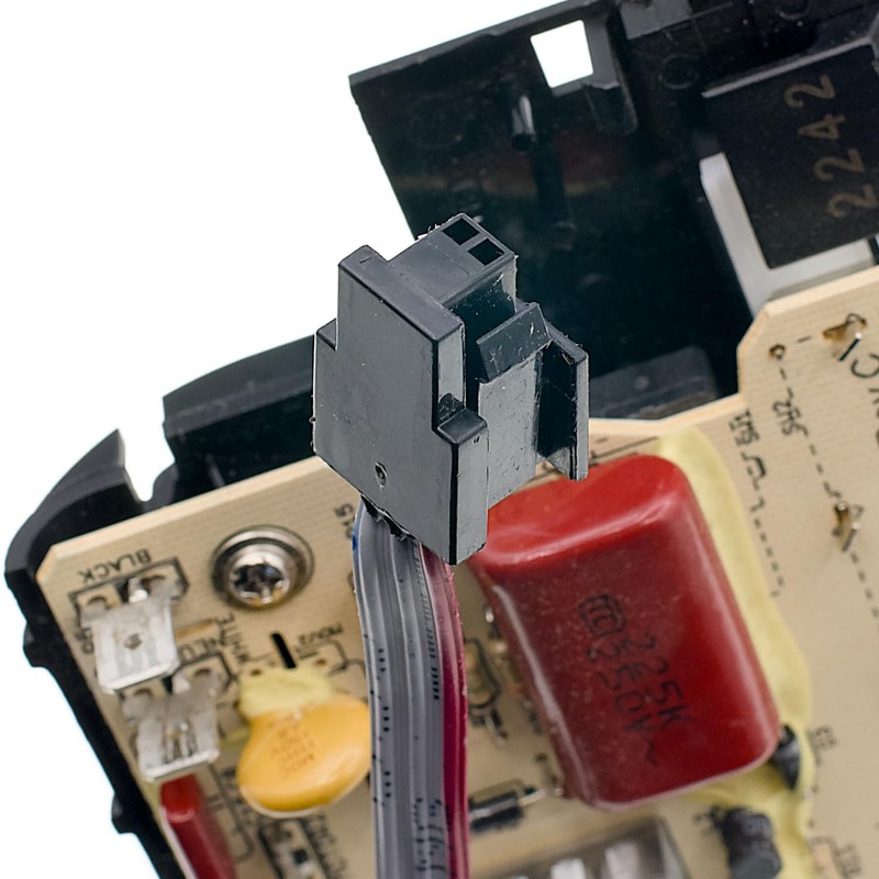 MacMaxe WP9706648 Mixer Speed Control Assembly with Black Knob, 120V