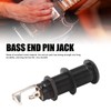 Guitar End Pin Jack Socket Threaded Metal 6.35mm for Bass