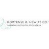 Hortense B. Hewitt Wedding Accessories White Satin and Black Grosgrain