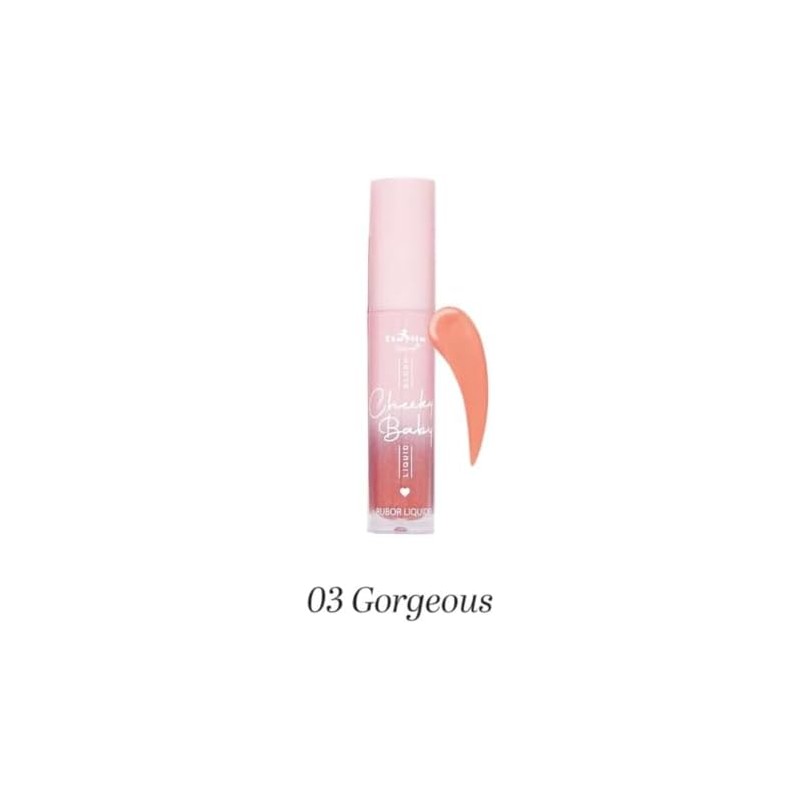 Italia Deluxe Rubor Liquido Cheeky Babe (03 Gorgeous, Unico)