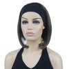 Lydell 11" Short Straight Bob Headband Wigs 3/4 Wig Synthetic