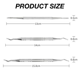 RTRTGS 3 Pieces Ingrown Toenails Set Professional Nail Care Ingrown Toenails File & Lifter Kit Pre Stainless Steel Manicure & Pedicure Set Nail File and Ingrown Toenail Tool