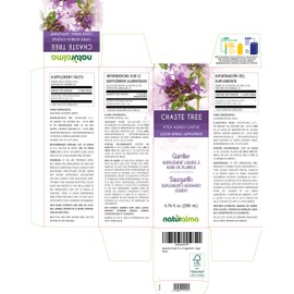 Naturalma Chaste Tree (Vitex Agnus-castus) Fruit Alcohol-Free Tincture - 6.76 fl oz Liquid Extract in Drops - Herbal Supplement - Vegan