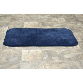 Garland Rug Traditional Bath Rug, 24-Inch by 40-Inch, Navy