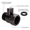BRIGHT SHOWERS Water Flow Control Valve, Brass Shower Head Water
