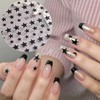 6Pcs Star Nail Art Stickers 3D Shiny Stars Nail Decals