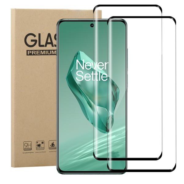 GEJEFA Screen Protector for OnePlus 12, GEJEFA 2 Pack 9H