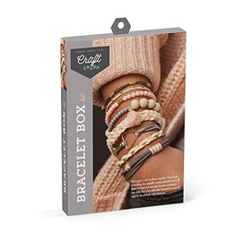 Craft Crush Pulsera Blush Diy Kit, Gris, Plata, Oro, Oro Rosa Color Azul