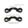 UPEYXDQR 10Pcs Kayak Pad Eye Kit, Nylon Bungee Deck Loops