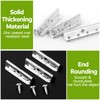 MorningRo 50 Pcs Metal End Clips for Rubber/Elastic Lawn Chair