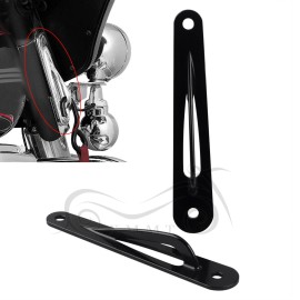 Unbranded 2PCS Motorcycle Tie-Down Brackets Teardrop for Harley Touring Electra Glide FLHR