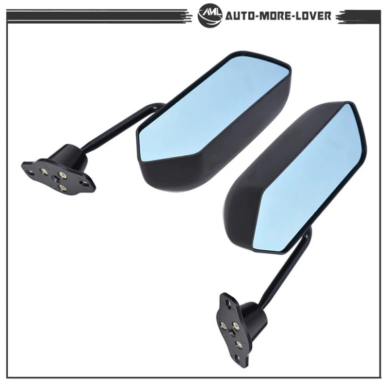 Silscvtt Side Rearview Wing Mirrors F1 Retro Style Racing Universal