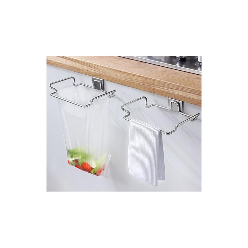 Garbage Bag Holder, Garbage Bag Stand, Hook Design, Easy to