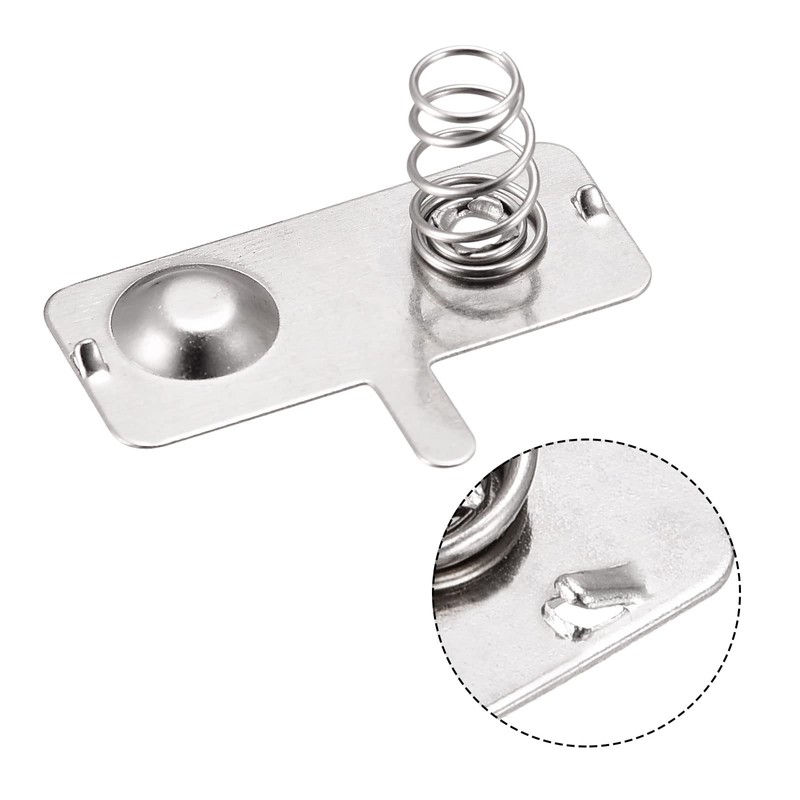MECCANIXITY Battery Spring Plate AA Battery Spring Contact Nickel Plate