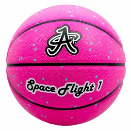 A Plus Collectibles Space Flight 1 Basketball, Women's Size 6 Leather (Planetary Pink)